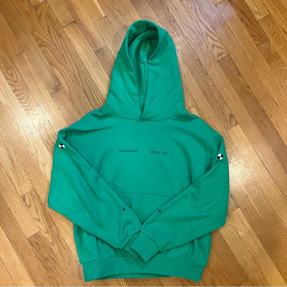 Beyoncé Renaissance World Tour Green Hoodie - Medium